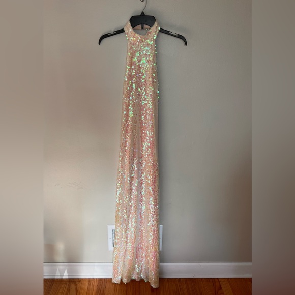 [WAYF] The Aria Sequin Mock Neck Gown - Picture 10 of 13